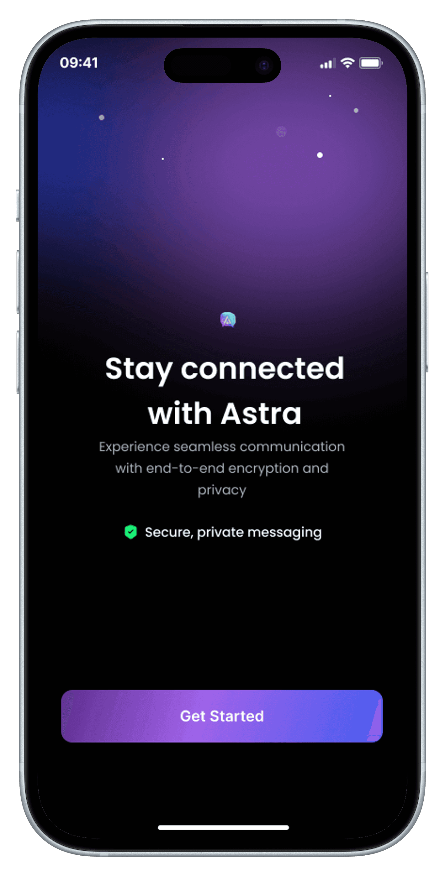 End-to-end encrypted decentralized chat interface with real-time message synchronization
