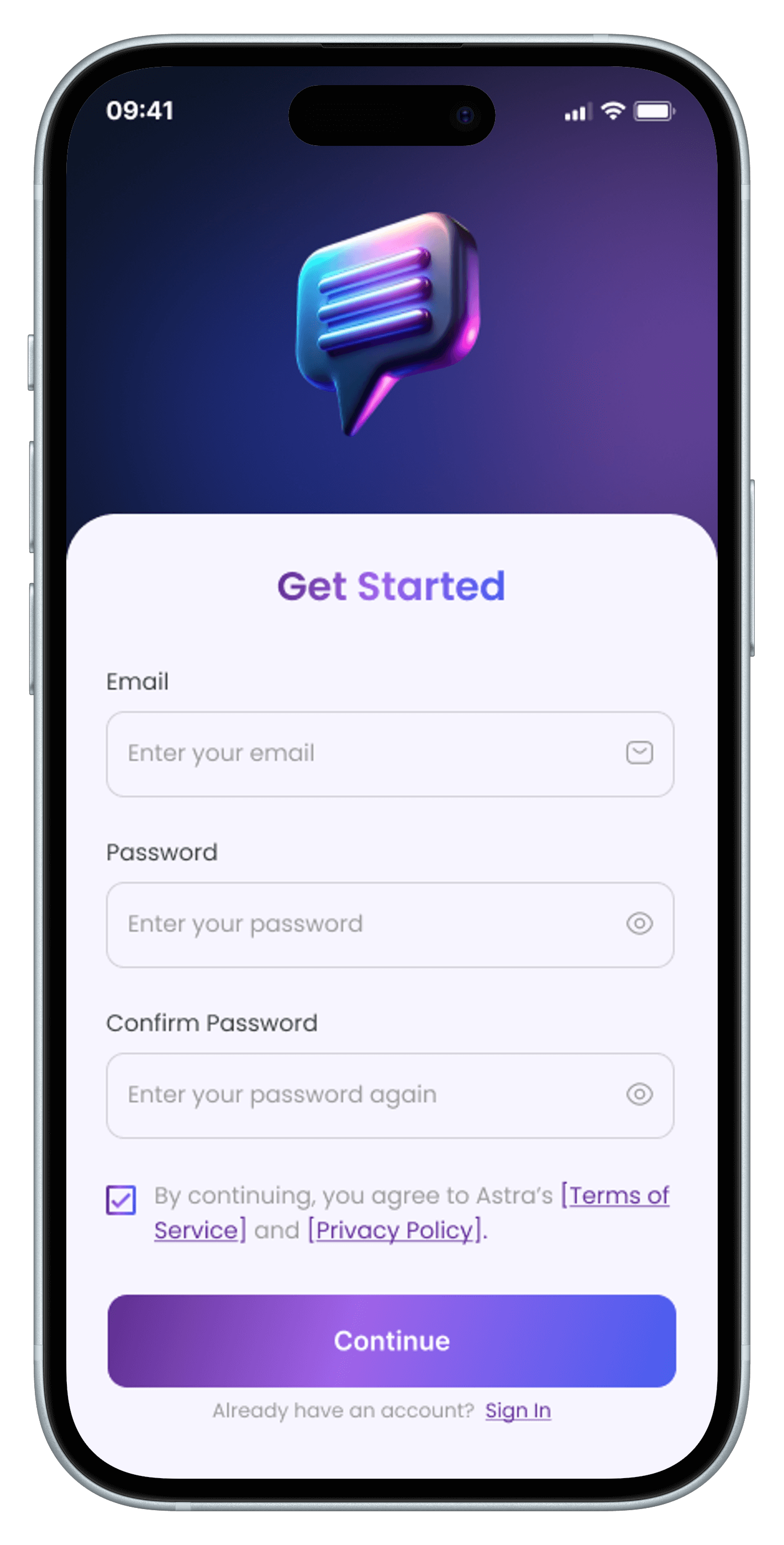 End-to-end encrypted decentralized chat interface with real-time message synchronization