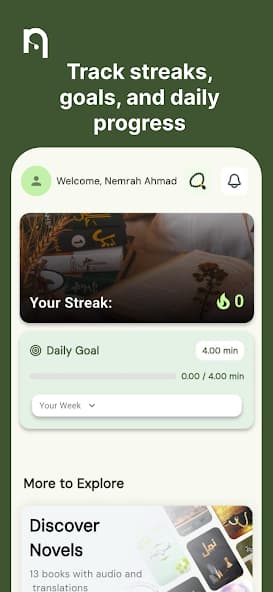 Nemrah Ahmad LMS — Dashboard