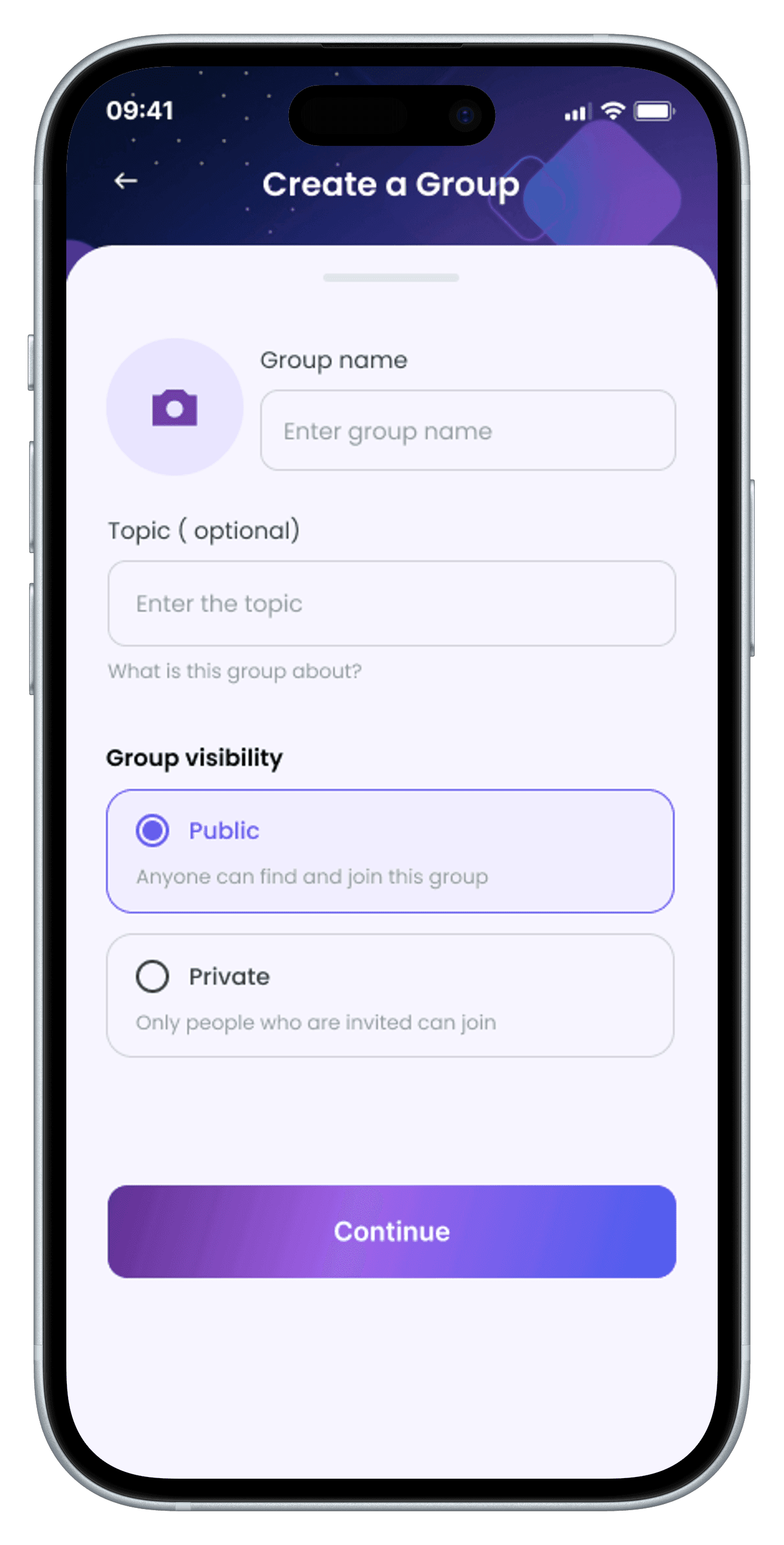 End-to-end encrypted decentralized chat interface with real-time message synchronization